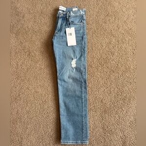 NWT Calvin Klein Blue Distressed Skinny Jeans